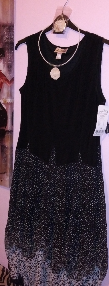 JOSEPH RIBKOFF black dress Size 16